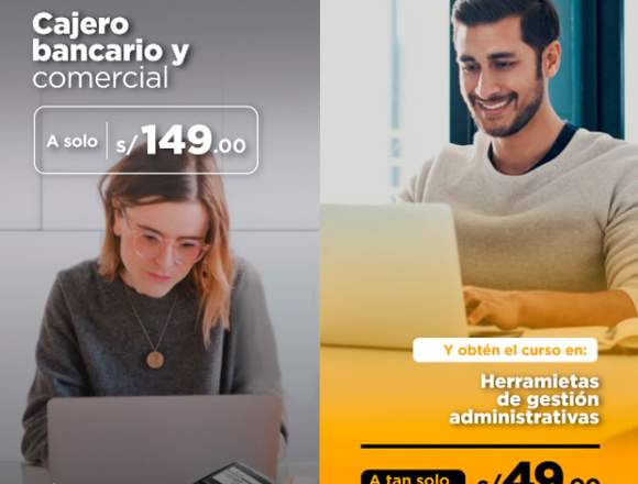 CAJERO BANCARIO Y COMERCIAL + HERRAMIENTAS 