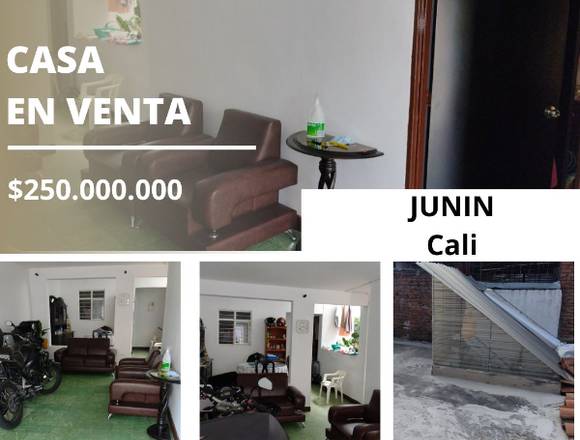 Se Vende Casa en el barrio Junín, Cali