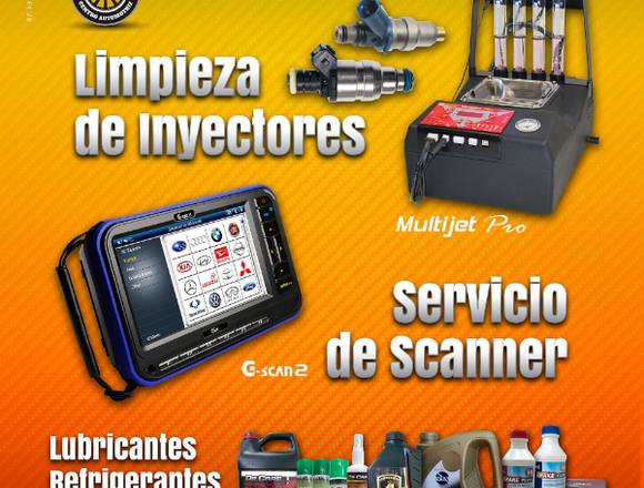 Servicio de Limpieza de Inyectores Multimarcas