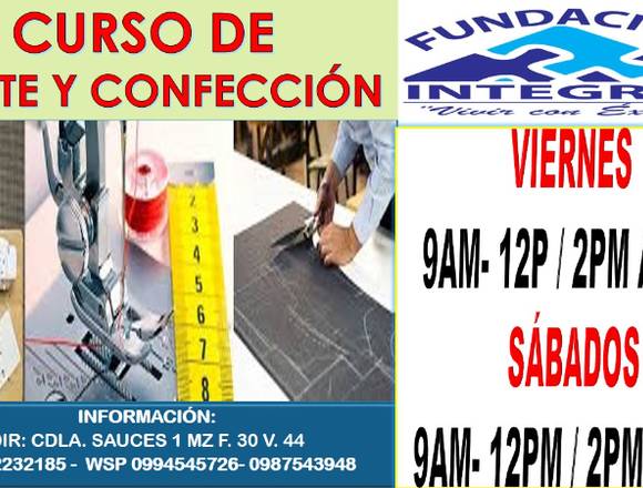 CURSO DE CORTE Y CONFECCIÓN