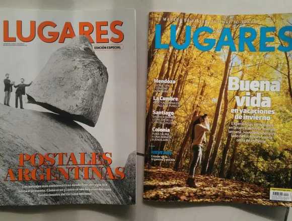 REVISTAS LUGARES - DOS EJEMPLARES