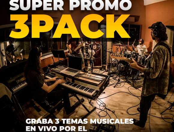 SUPER PROMO 3PACK - TEMAS MUSICALES