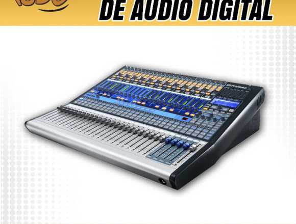 ALQUILER DE CONSOLA AUDIO DIGITAL