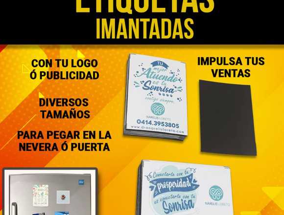 ETIQUETAS IMANTADAS PUBLICITARIAS