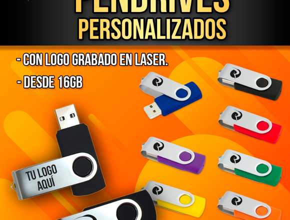 PENDRIVES GIRATORIOS PERSONALIZADOS