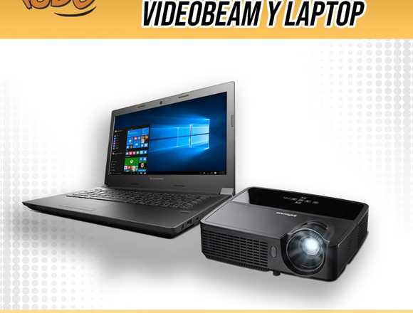 ALQUILER DE VIDEOBEAM + LAPTOP