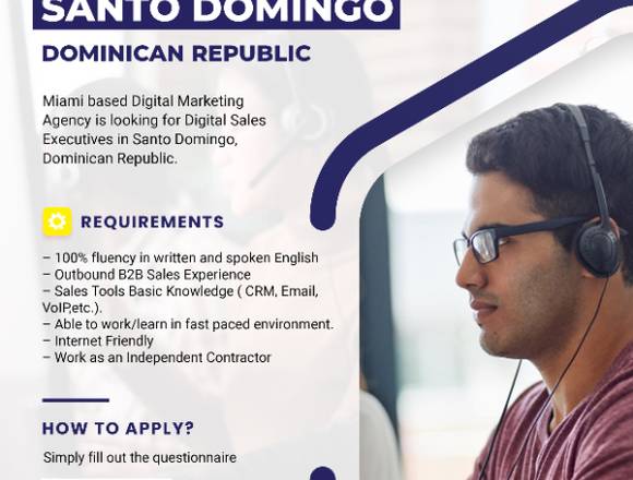 Digital Sales Executives in Santo Domingo