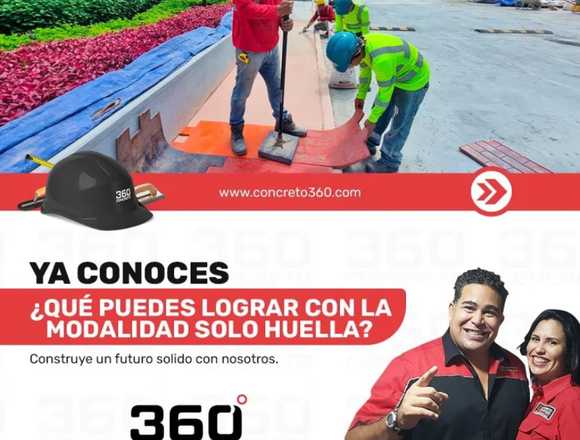 Construcciones | CONCRETO ESTAMPADO SOLO HUELLA