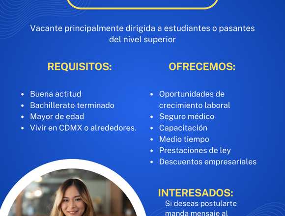 Empleo para pasantes