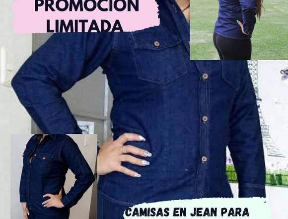 promocion de camisas en jean para dotación