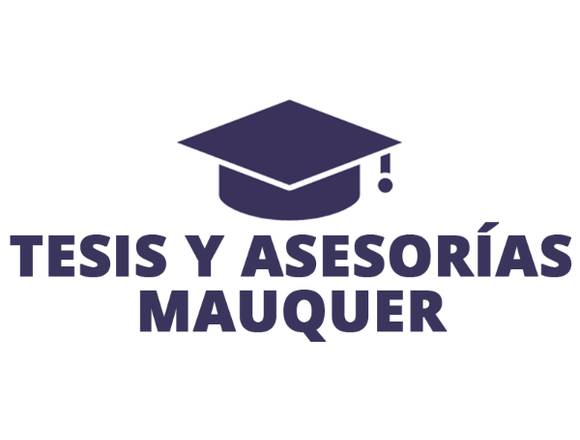 Tesis y Asesoría Mauquer 📞65952277📞