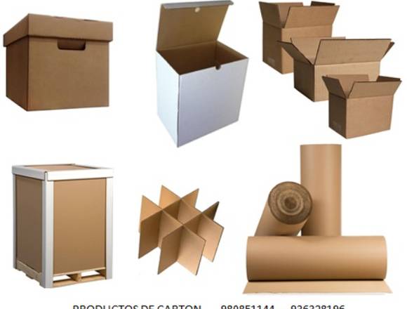 CATALOGO DE CAJAS DE CARTON