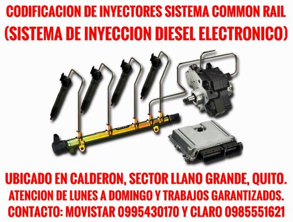 Codificación de inyectores diesel electrónico