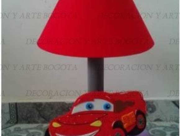 LAMPARAS DECORATIVAS CARS DE DISNEY