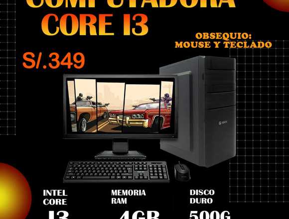 venta en computadoras core i3