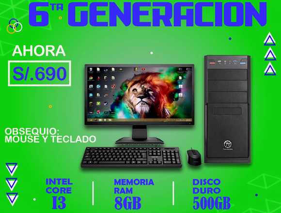 VENTA COMPUTADORA 6TA GENERACIÓN 