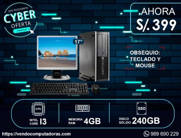 PC CORE I3 DISCO SOLIDO PARA COLEGIO 