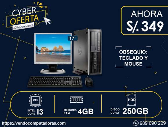 CORE I3 PC PARA COLEGIO 