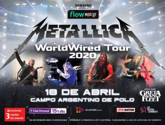 Metallica. Diciembre. Campo