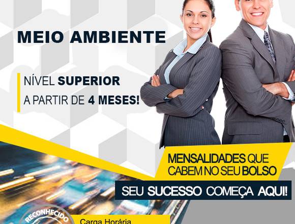 Cursos Superiores a Partir de 3 Meses