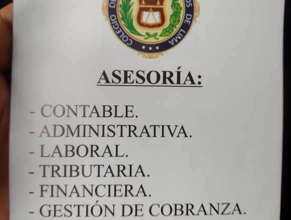 Soy Contador Público Colegiado