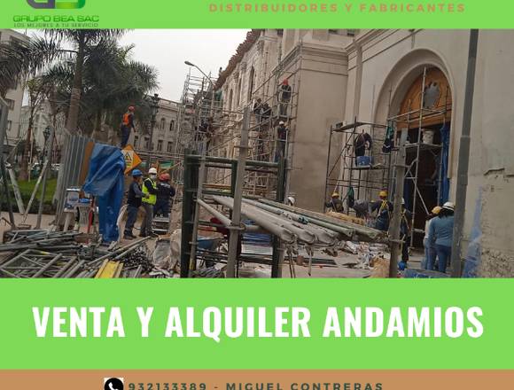 ESTRUCTURAS METALICAS Y ANDAMIOS EN VENTA NUEVOS