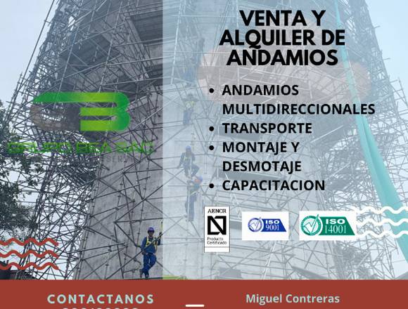 ANDAMIOS Y ESTRUCTURAS METALICAS