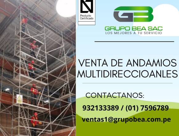 VENTA Y ALQUILER DE ANDAMIOS MULTIDIRECCIONALES