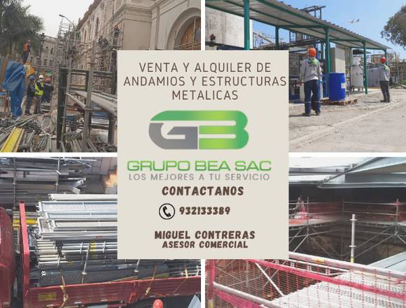 ANDAMIOS- ESTRUCTURAS-VALLAS METALICAS