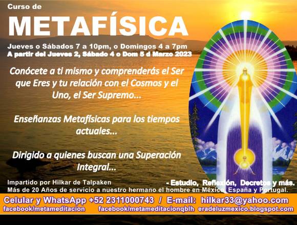 CURSO DE METAFÍSICA EN LÍNEA