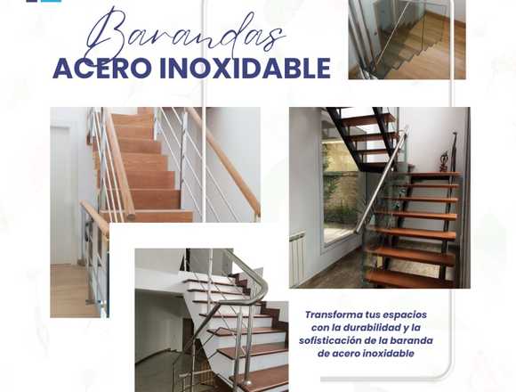 BARANDA DE ACERO INOXIDABLE