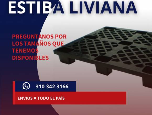 venta de estibas plasticas 