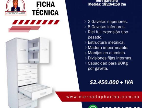 VENTA DE MOBILIARIO PARA INSUMOS MEDICOS