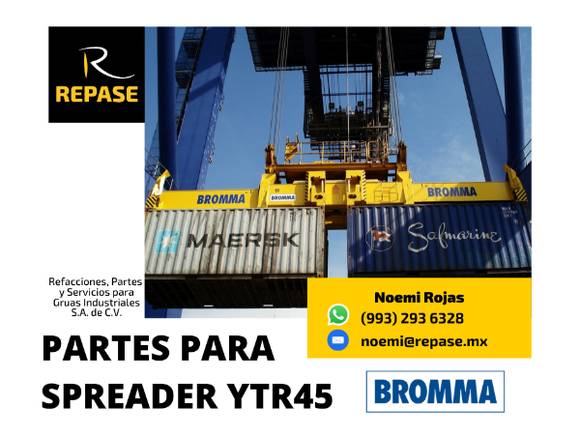 PARTES PARA SPREADERS BROMMA YTR45