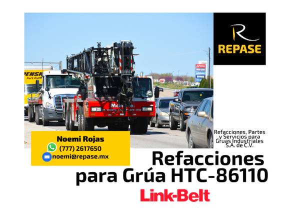 VENTA DE REFACCIONES PARA HTC-86110 LINK-BELT