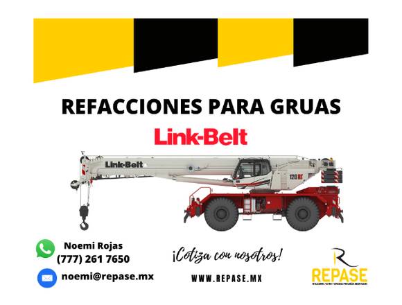 REFACCIONES PARA GRUAS LINK BELT