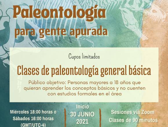 CURSO ONLINE "Paleontología para gente apurada"