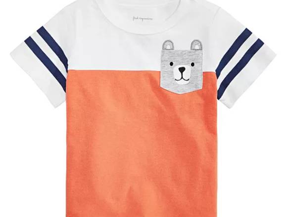 Camiseta blanca-naranja - niño 2 años