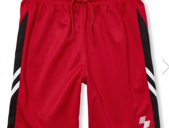 Short sport rojo niño 7-8 años