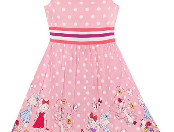 Vestido sin mangas estampado niña 2-3 años