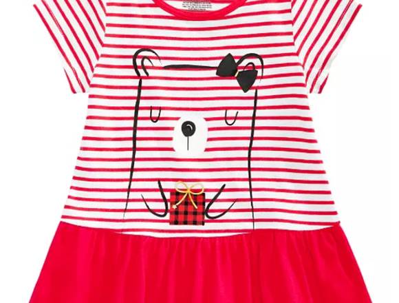 camiseta-blusa roja para niña 3 años