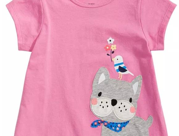 Camiseta blusa rosada niña 2 años