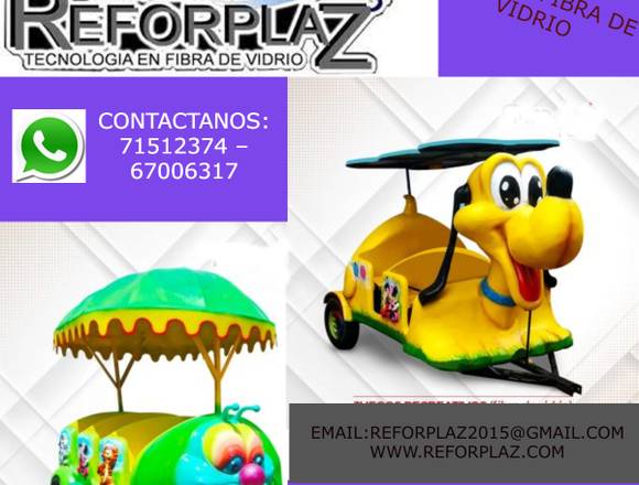 FABRICAMOS JUEGOS INFANTILES DE FIBRA DE VIDRIO