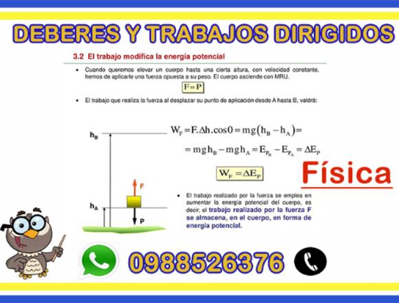 Deberes de matemática,física,química,geometría