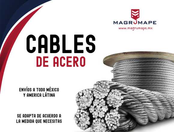 CABLES DE ACERO (DIVERSAS MEDIDAS)