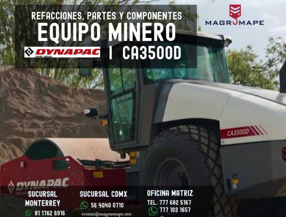 EQUIPO MINERO DYNAPAC CA3500D