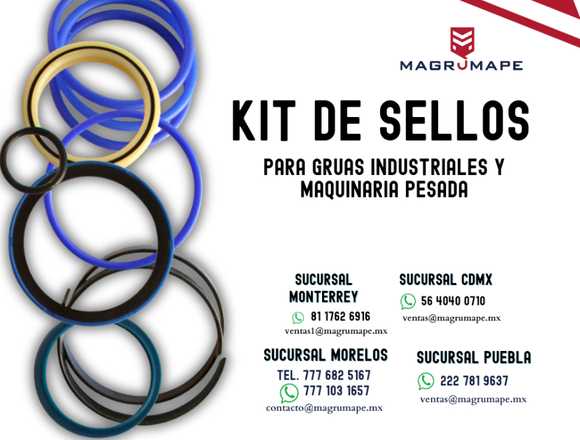 KIT DE SELLOS PARA MAQUINARIA