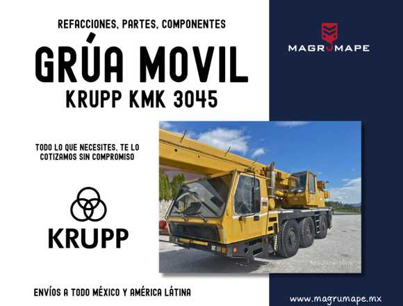 PARTES PARA GRÚA MOVIL KMK3045 KRUPP