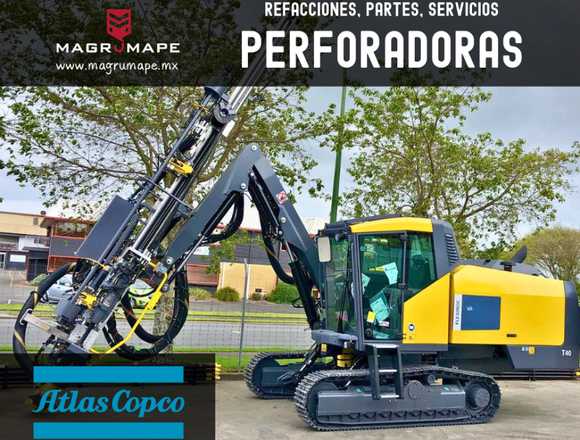 REFACCIONES PARA PERFORADORAS ATLAS COPCO