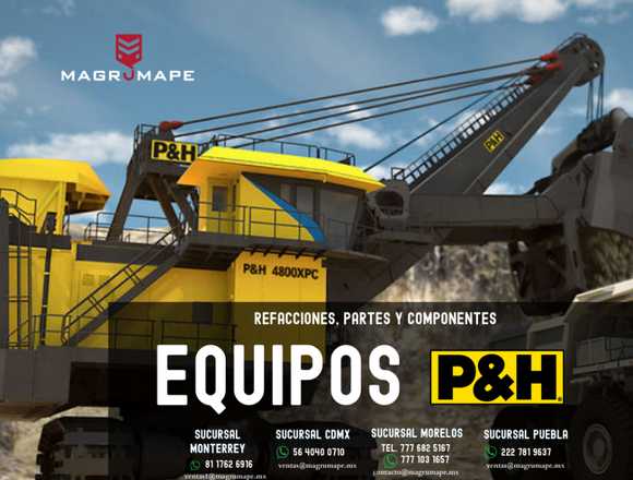 REFACCIONES PARA EQUIPOS P&H